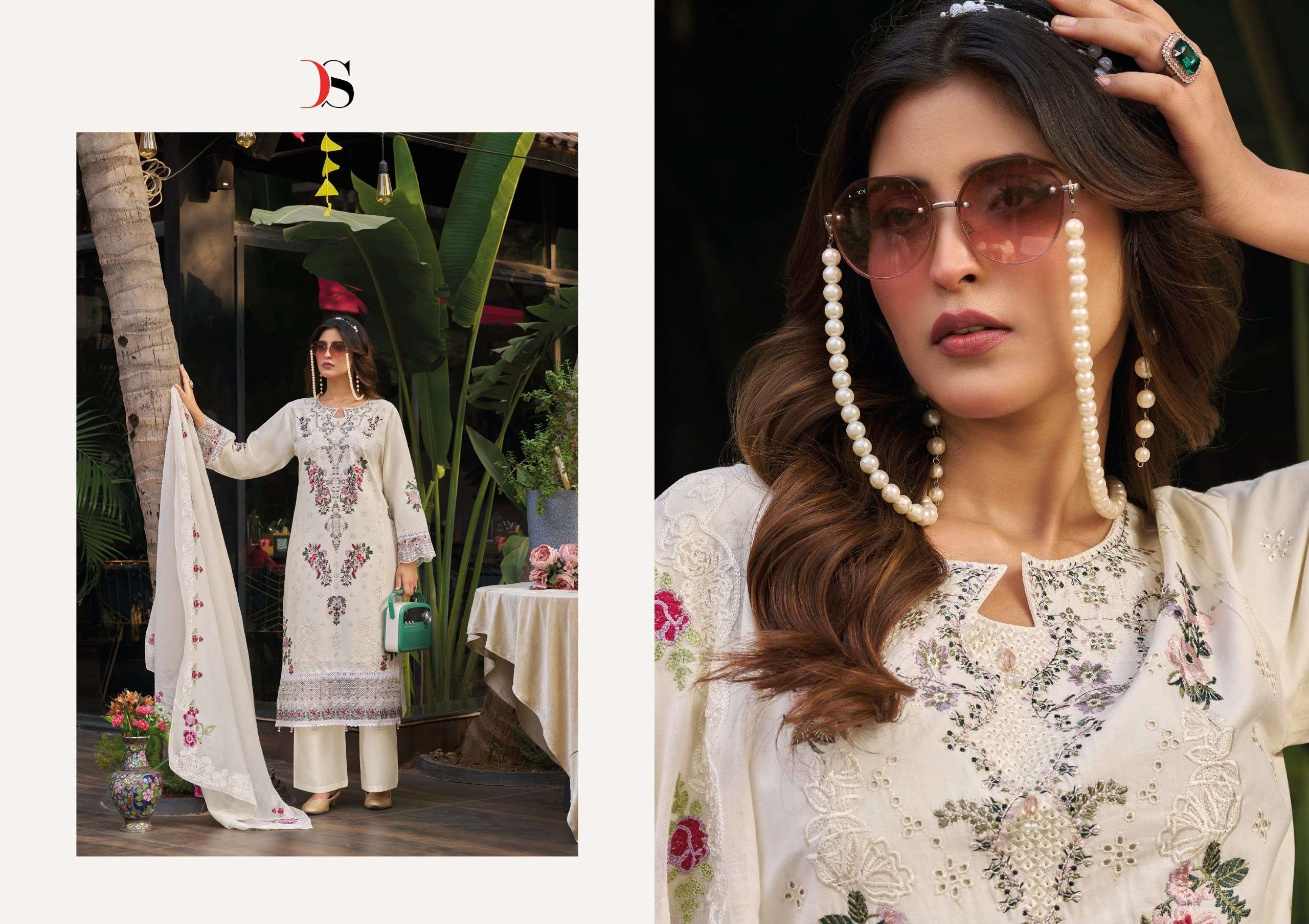 DEEPSY SUITS ELAF PREMIUM VOL 13 COTTON PAKISTANI ACTRESS WEDDING TYPE SUIT RESELLER BUY